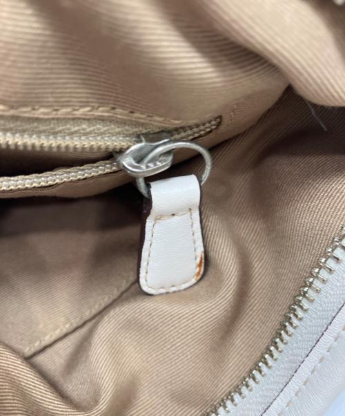 COACH（コーチ）COACH (コーチ) シグネチャーワンショルダーバッグ ベージュの古着・服飾アイテム
