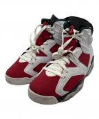 NIKEナイキ）の古着「Air Jordan 6 "Carmine"」｜ホワイト×レッド