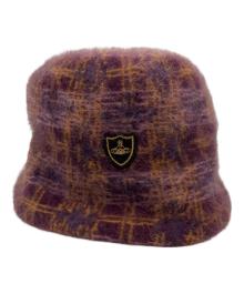 Vivienne Westwood（ヴィヴィアンウエストウッド）の古着「チェックバケットハット」｜パープル