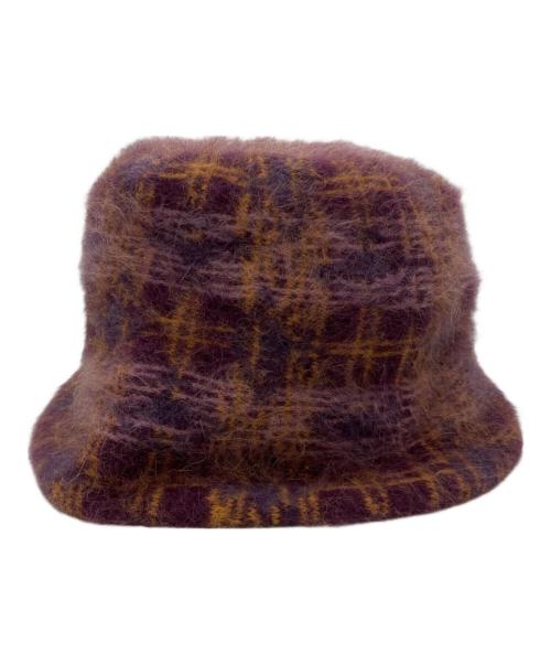 Vivienne Westwood（ヴィヴィアンウエストウッド）Vivienne Westwood (ヴィヴィアンウエストウッド) チェックバケットハット パープル サイズ:-の古着・服飾アイテム