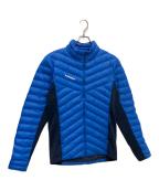 MAMMUTマムート）の古着「Albula IN Hybrid Jacket」｜ブルー×ブラック