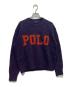 POLO RALPH LAUREN（ポロ・ラルフローレン）の古着「ウールカシミヤ混ロゴニット」｜パープル