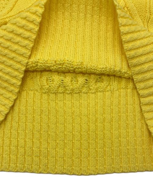 POLO RALPH LAUREN（ポロ・ラルフローレン）POLO RALPH LAUREN (ポロ・ラルフローレン) ケーブルニット イエロー サイズ:Sの古着・服飾アイテム