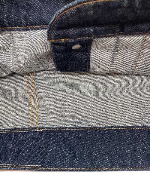 si-si-si comfort（スースースーコンフォート）si-si-si Comfort (スースースーコンフォート) スタンドカラーベーシックデニムジャケット インディゴ サイズ:38の古着・服飾アイテム