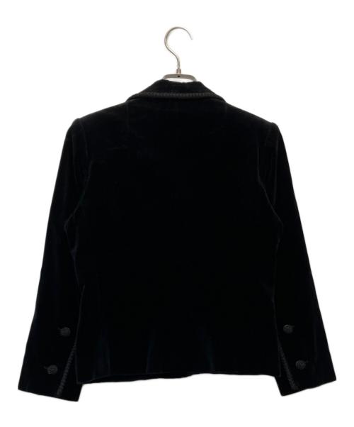 CHANEL（シャネル）CHANEL (シャネル) ベロアセットアップ ブラック サイズ:6の古着・服飾アイテム