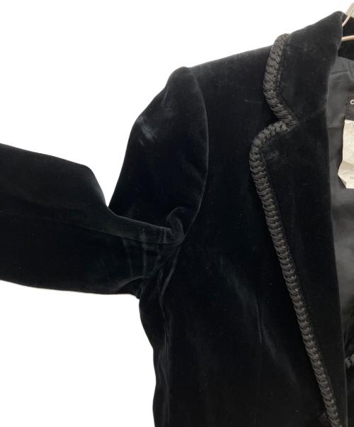 CHANEL（シャネル）CHANEL (シャネル) ベロアセットアップ ブラック サイズ:6の古着・服飾アイテム