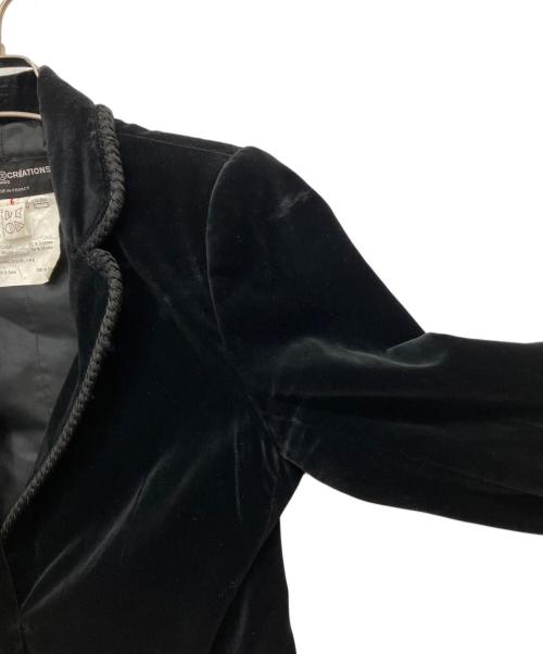CHANEL（シャネル）CHANEL (シャネル) ベロアセットアップ ブラック サイズ:6の古着・服飾アイテム