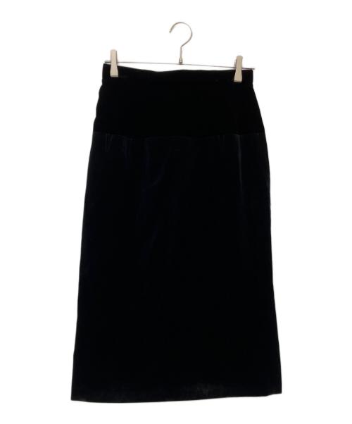 CHANEL（シャネル）CHANEL (シャネル) ベロアセットアップ ブラック サイズ:6の古着・服飾アイテム