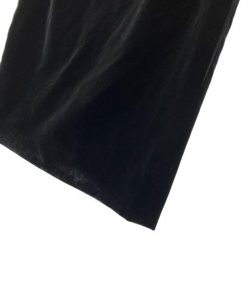 CHANEL（シャネル）CHANEL (シャネル) ベロアセットアップ ブラック サイズ:6の古着・服飾アイテム