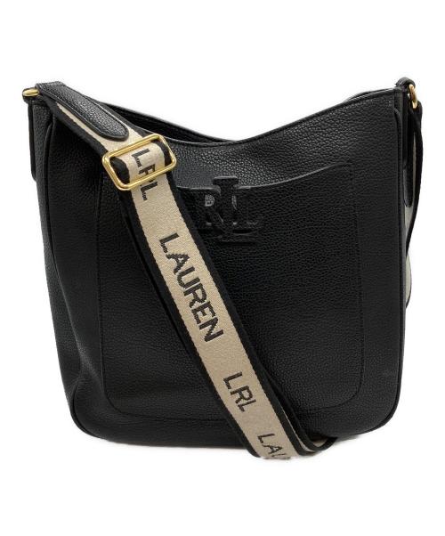 LAUREN RALPH LAUREN（ローレンラルフローレン）LAUREN RALPH LAUREN (ローレンラルフローレン) ショルダーバッグ ブラックの古着・服飾アイテム
