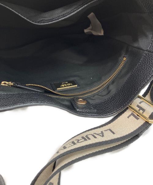 LAUREN RALPH LAUREN（ローレンラルフローレン）LAUREN RALPH LAUREN (ローレンラルフローレン) ショルダーバッグ ブラックの古着・服飾アイテム