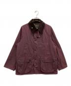 Barbourバブアー）の古着「BEDALEワックスコットンブルゾン」｜ワインレッド