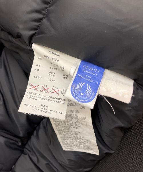 CANADA GOOSE（カナダグース）CANADA GOOSE (カナダグース) Labrador Bomber Hooded Fur Down Jacket オリーブ サイズ:Sの古着・服飾アイテム
