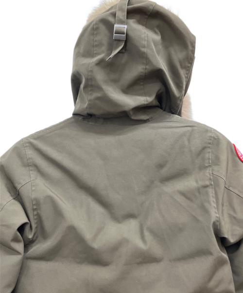 CANADA GOOSE（カナダグース）CANADA GOOSE (カナダグース) Labrador Bomber Hooded Fur Down Jacket オリーブ サイズ:Sの古着・服飾アイテム