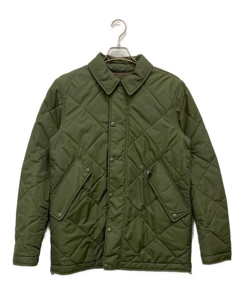 swiss chriss（スイス クリス）swiss chriss (スイス クリス) キルティングジャケット カーキ サイズ:Sの古着・服飾アイテム