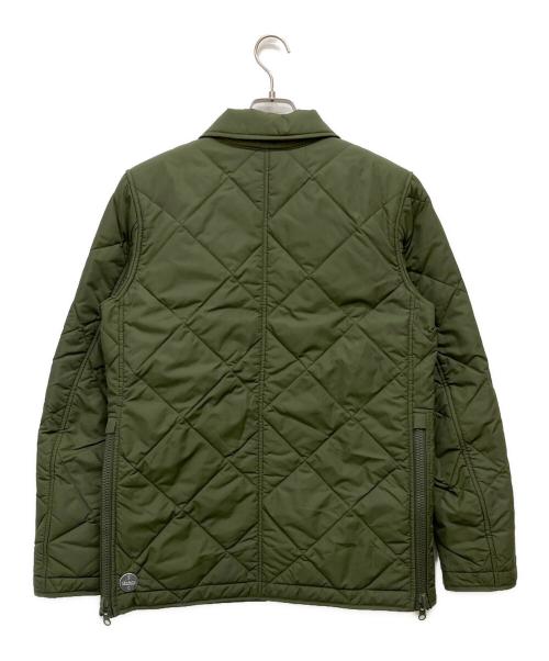 swiss chriss（スイス クリス）swiss chriss (スイス クリス) キルティングジャケット カーキ サイズ:Sの古着・服飾アイテム