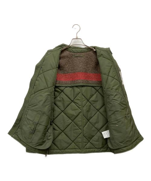 swiss chriss（スイス クリス）swiss chriss (スイス クリス) キルティングジャケット カーキ サイズ:Sの古着・服飾アイテム