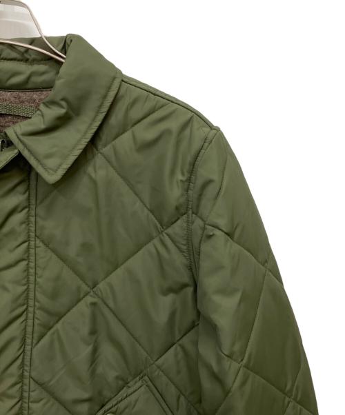 swiss chriss（スイス クリス）swiss chriss (スイス クリス) キルティングジャケット カーキ サイズ:Sの古着・服飾アイテム