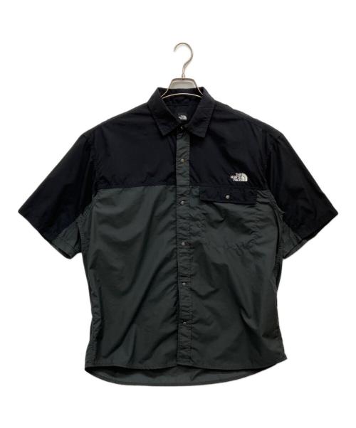 THE NORTH FACE（ザ ノース フェイス）THE NORTH FACE (ザ ノース フェイス) ショートスリーブ ヌプシ シャツ ブラック サイズ:XLの古着・服飾アイテム