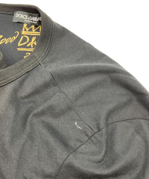 DOLCE & GABBANA（ドルチェ＆ガッバーナ）DOLCE & GABBANA (ドルチェ＆ガッバーナ) Tシャツ ブラック サイズ:SIZE42の古着・服飾アイテム