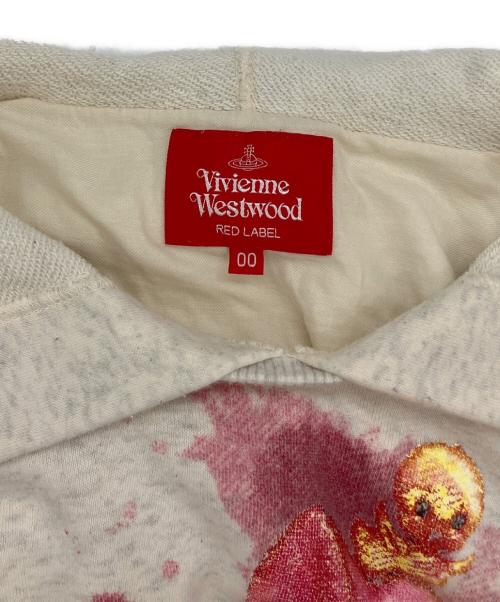Vivienne Westwood RED LABEL（ヴィヴィアンウエストウッドレッドレーベル）Vivienne Westwood RED LABEL (ヴィヴィアンウエストウッドレッドレーベル) ワインステインキャットプリントパーカー ライトグレー サイズ:Freeの古着・服飾アイテム