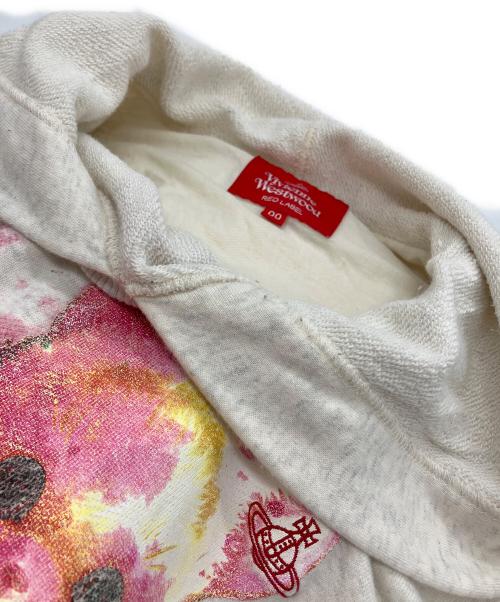 Vivienne Westwood RED LABEL（ヴィヴィアンウエストウッドレッドレーベル）Vivienne Westwood RED LABEL (ヴィヴィアンウエストウッドレッドレーベル) ワインステインキャットプリントパーカー ライトグレー サイズ:Freeの古着・服飾アイテム