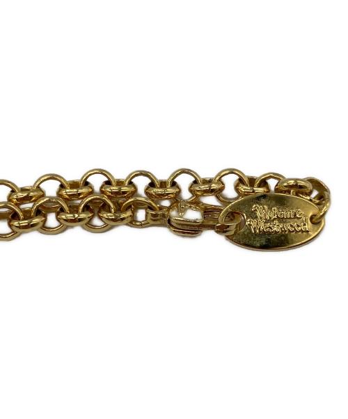 Vivienne Westwood（ヴィヴィアンウエストウッド）Vivienne Westwood (ヴィヴィアンウエストウッド) SMALL ORB PENDANT ゴールドの古着・服飾アイテム