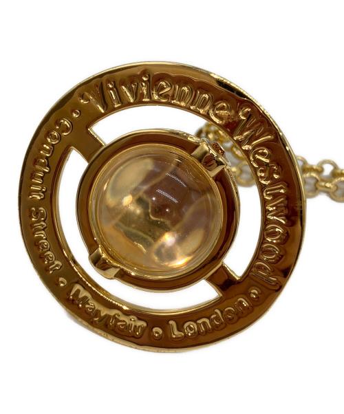 Vivienne Westwood（ヴィヴィアンウエストウッド）Vivienne Westwood (ヴィヴィアンウエストウッド) SMALL ORB PENDANT ゴールドの古着・服飾アイテム
