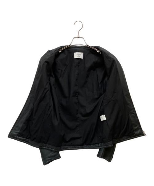 STUDIOUS（ステュディオス）STUDIOUS (ステュディオス) シングルライダースジャケット ブラック サイズ:2の古着・服飾アイテム