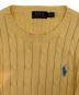 中古・古着 POLO RALPH LAUREN (ポロ・ラルフローレン) ケーブルニット イエロー サイズ:XS：8000円