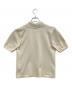 CLANE (クラネ) SHOULDER PADS POLO KNIT TOPS ベージュ サイズ:SIZE1：7000円