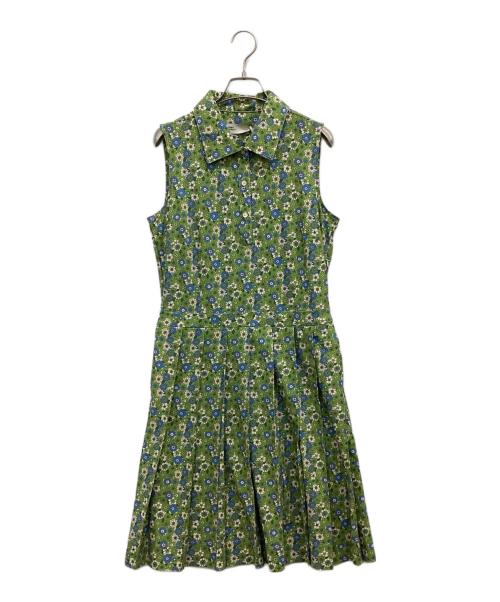 TORY BURCH（トリーバーチ）TORY BURCH (トリーバーチ) 花柄ワンピース 黄緑 サイズ:M 未使用品の古着・服飾アイテム