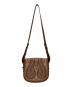 TORY BURCH (トリーバーチ) Embroidared Medium Saddle Bag ブラウン：17000円