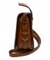 中古・古着 TORY BURCH (トリーバーチ) Embroidared Medium Saddle Bag ブラウン：17000円