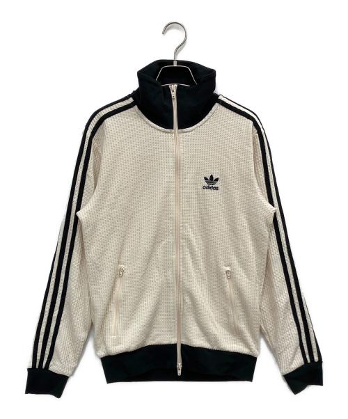 adidas（アディダス）adidas (アディダス) ワッフルクラシックトラックトップ ブラック×ベージュ サイズ:Sの古着・服飾アイテム