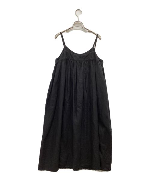 nest Robe（ネストローブ）nest Robe (ネストローブ) キャミソールワンピース ブラック サイズ:Fの古着・服飾アイテム