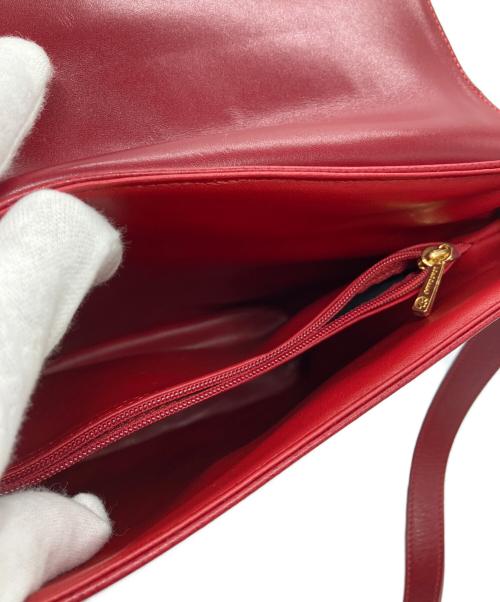 LONGCHAMP（ロンシャン）LONGCHAMP (ロンシャン) ショルダーバッグ レッドの古着・服飾アイテム