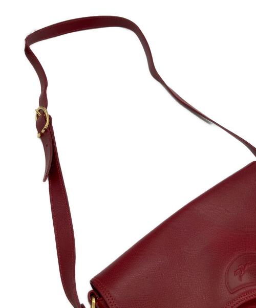 LONGCHAMP（ロンシャン）LONGCHAMP (ロンシャン) ショルダーバッグ レッドの古着・服飾アイテム