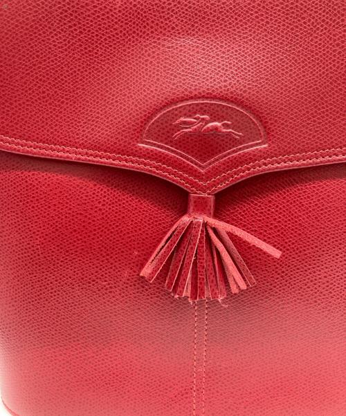 LONGCHAMP（ロンシャン）LONGCHAMP (ロンシャン) ショルダーバッグ レッドの古着・服飾アイテム