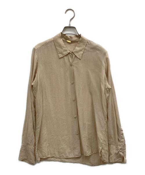 MUSE de Deuxieme Classe（ミューズ ドゥーズィエム クラス）MUSE de Deuxieme Classe (ミューズ ドゥーズィエム クラス) BIO WASH シャツ ベージュ サイズ:Fの古着・服飾アイテム