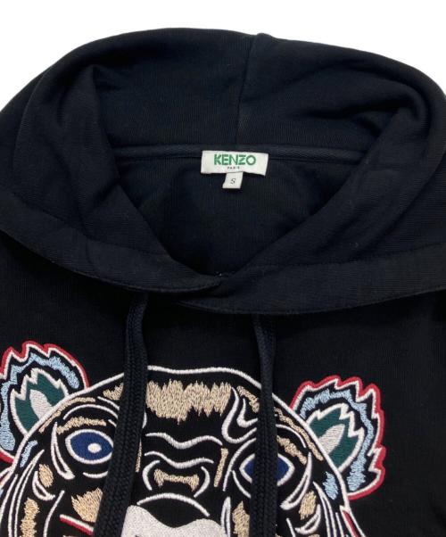 KENZO（ケンゾー）KENZO (ケンゾー) プルオーバーパーカー ブラック サイズ:Sの古着・服飾アイテム