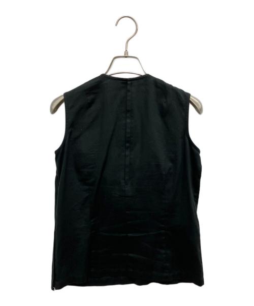COMME des GARCONS（コムデギャルソン）COMME des GARCONS (コムデギャルソン) ノースリーブリボンブラウス ブラック サイズ:XSの古着・服飾アイテム