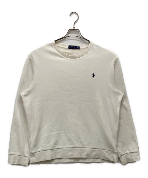 POLO RALPH LAUREN（ポロ・ラルフローレン）POLO RALPH LAUREN (ポロ・ラルフローレン) スウェット ベージュ サイズ:XLの古着・服飾アイテム