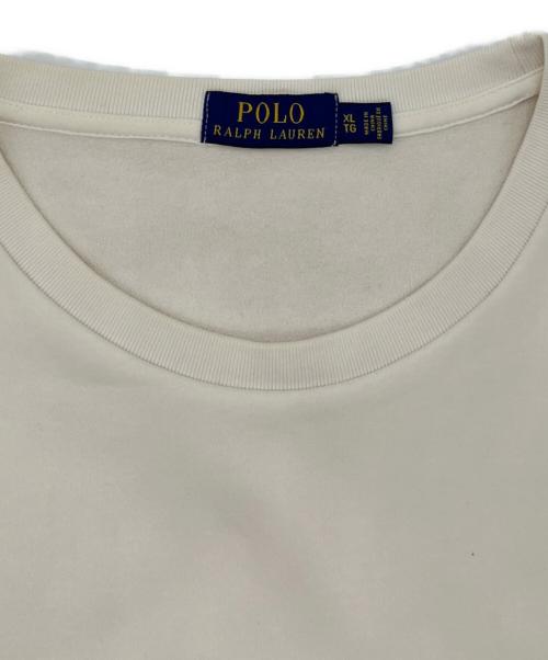 POLO RALPH LAUREN（ポロ・ラルフローレン）POLO RALPH LAUREN (ポロ・ラルフローレン) スウェット ベージュ サイズ:XLの古着・服飾アイテム