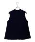 UNITED ARROWS (ユナイテッドアローズ) フラワー チュール ニットベスト ネイビー サイズ:-：8000円