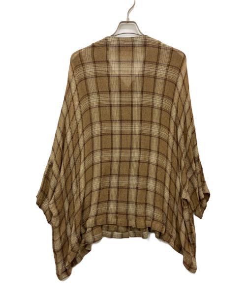 HOMELESS TAILOR（ホームレステイラー）HOMELESS TAILOR (ホームレステイラー) WIDE SHIRT ブラウン サイズ:Fの古着・服飾アイテム