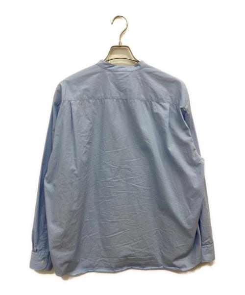 LE（エルイー）LE (エルイー) バンドカラーシャツ スカイブルー サイズ:1の古着・服飾アイテム