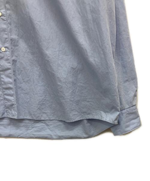 LE（エルイー）LE (エルイー) バンドカラーシャツ スカイブルー サイズ:1の古着・服飾アイテム