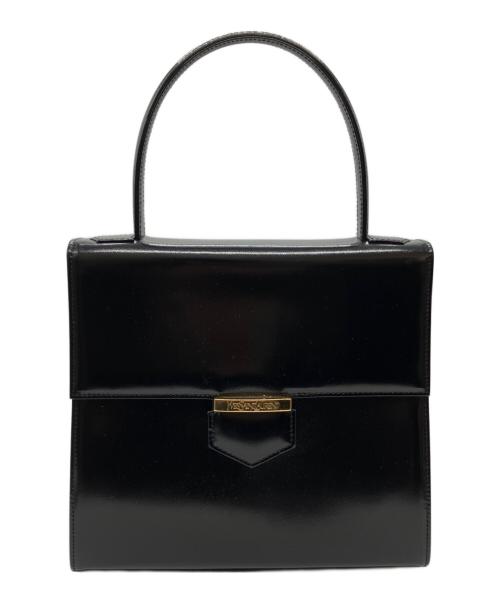 Yves Saint Laurent（イヴサンローラン）Yves Saint Laurent (イヴサンローラン) ハンドバッグ ブラックの古着・服飾アイテム