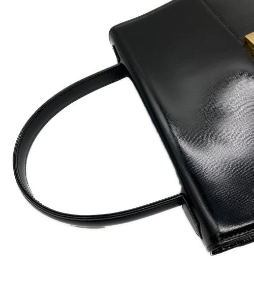 Yves Saint Laurent（イヴサンローラン）Yves Saint Laurent (イヴサンローラン) ハンドバッグ ブラックの古着・服飾アイテム